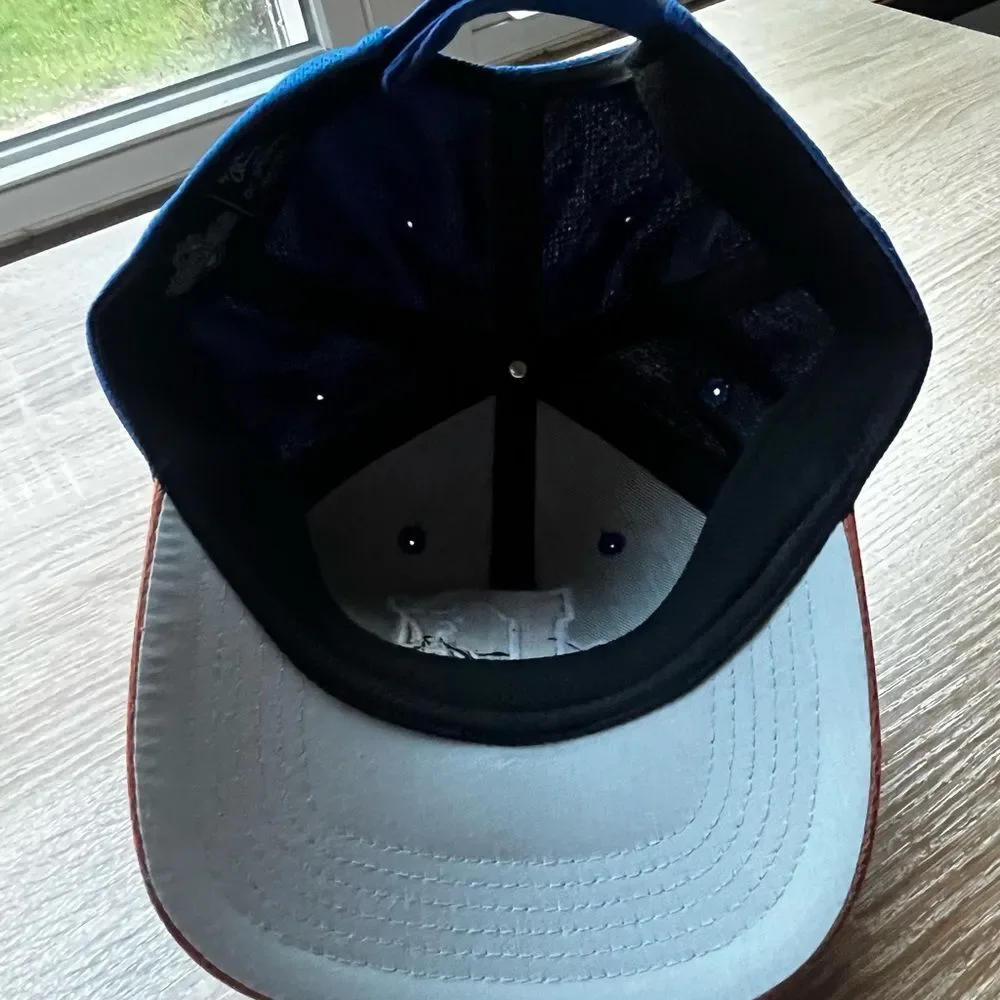 Durham Bulls Youth Baseball Hat Cap Snapback OC Sports Blue Brown Embroidered‎